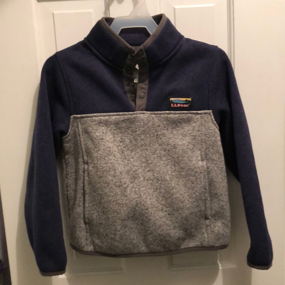 L.L. Bean sweater fleece pullover
